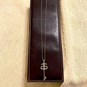 Arbonne Key Necklace with crystal logo